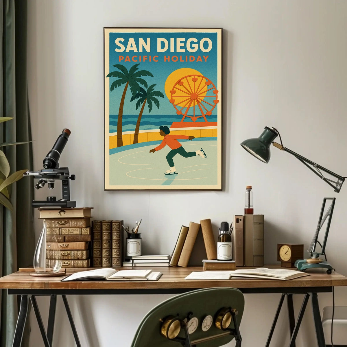 San Diego Pacific Holiday Poster