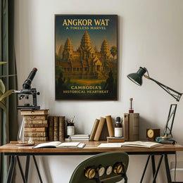 Angkor Wat A Timeless Marvel Poster