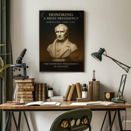 Honoring The Shortest Presidency Poster