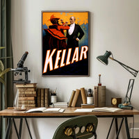 Kellar Vintage Magic Show Poster - Abstract, Artistic, or Pop Culture Poster