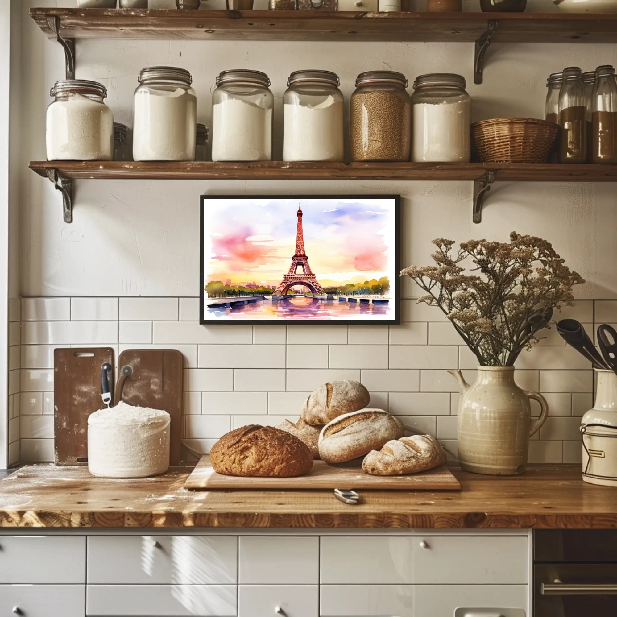 Eiffel Tower at Sunset Poster PosterGoat