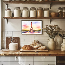 Eiffel Tower at Sunset Poster PosterGoat