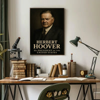 Herbert Hoover 31St President Poster Vintage Wall Art Decor