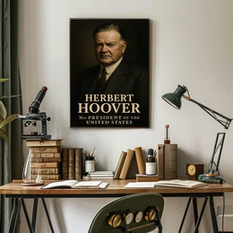Herbert Hoover 31St President Poster Vintage Wall Art Decor