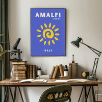 Amalfi Coast Dreamscape Seamless Travel Poster PosterGoat