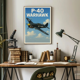 P-40 Warhawk Poster PosterGoat