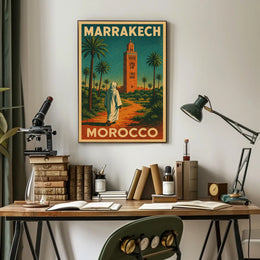 Marrakech Travel Poster