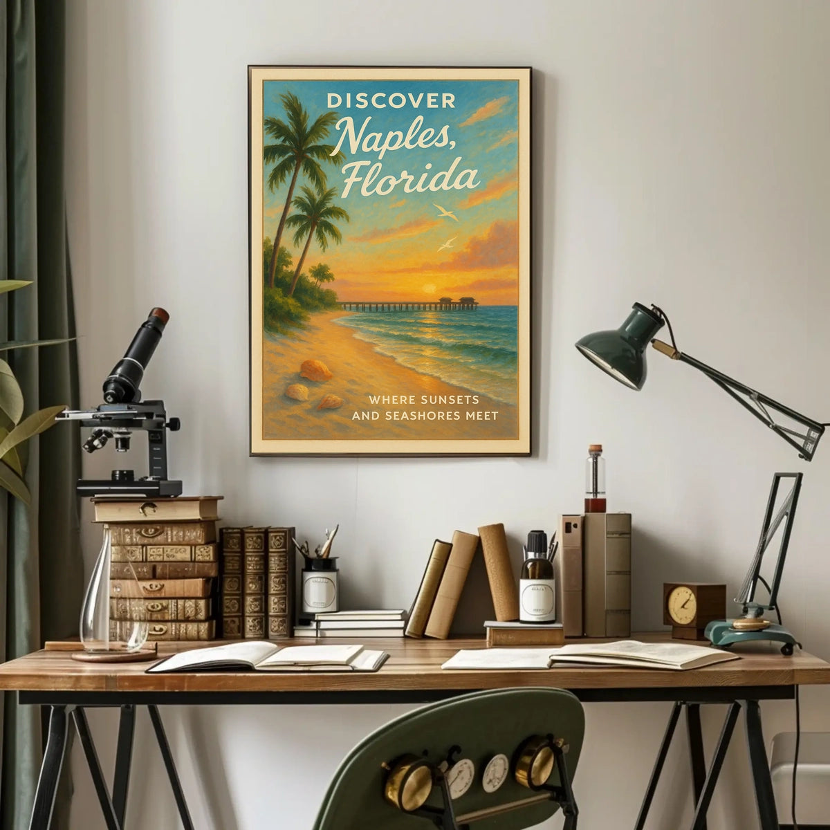 Discover Naples, Florida Poster