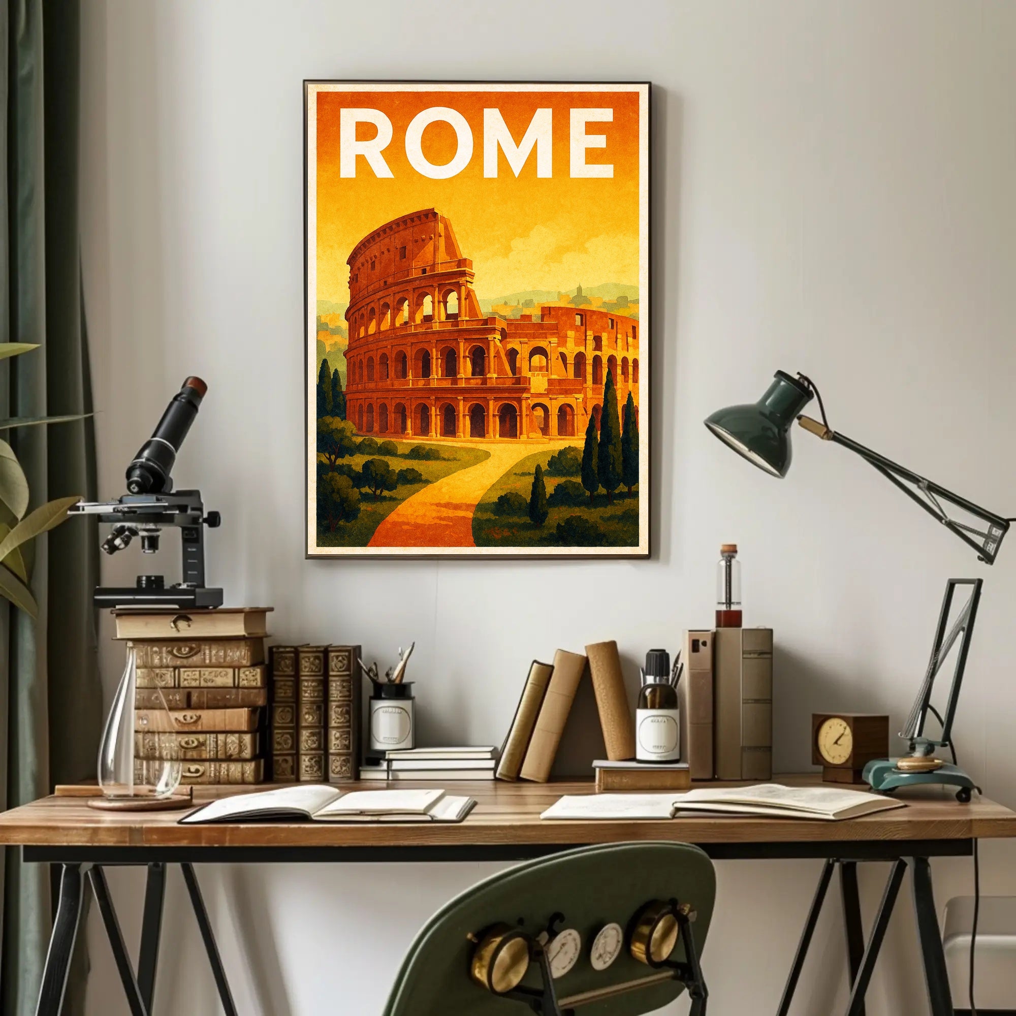 Rome Travel Poster PosterGoat