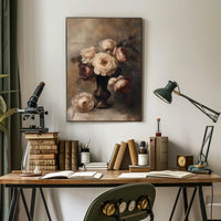Elegant Floral Still Life Poster