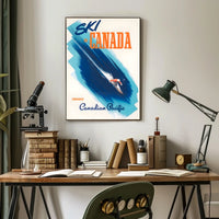 Ski in Canada Poster