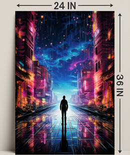 Neon City Dreams Poster