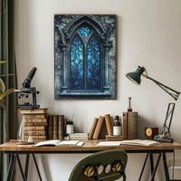 Gothic Window Elegance Poster