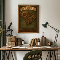 South Carolina A Steampunk Tribute Poster
