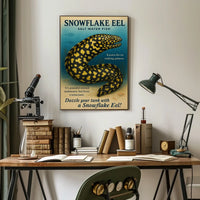 Snowflake Eel Saltwater Fish Poster