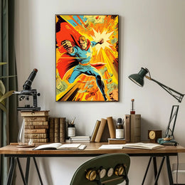 Dynamic Heroic Charge Poster