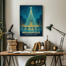Indianapolis Circle Of Light Poster