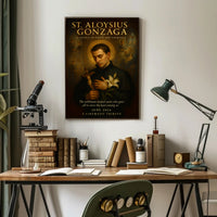 Saint Aloysius Gonzaga Devotional Cultural or Heritage Poster PosterGoat