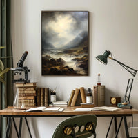 Majestic Wilderness Landscape Print in Artistic Poster
