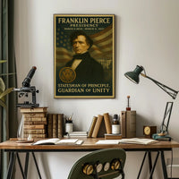 Franklin Pierce American Patriotism Historical or Presidential Poster
