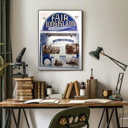 Flushing Centennial 1937 Vintage Architecture Poster Print