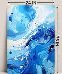 Oceanic Whirl Poster