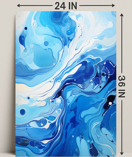 Oceanic Whirl Poster