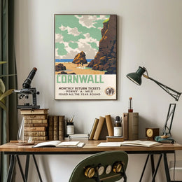 Cornwall Travel Promotion Poster