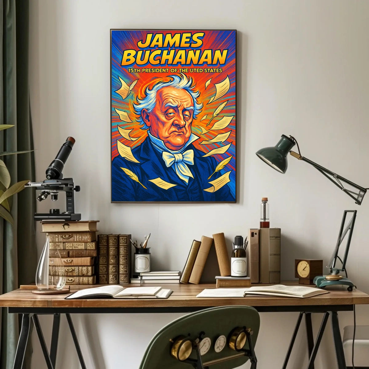 James Buchanan 15th President Poster