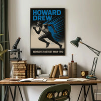 Howard Drew WorldS Fastest Man Poster