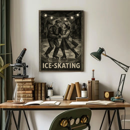 Ice-Skating Romance Poster