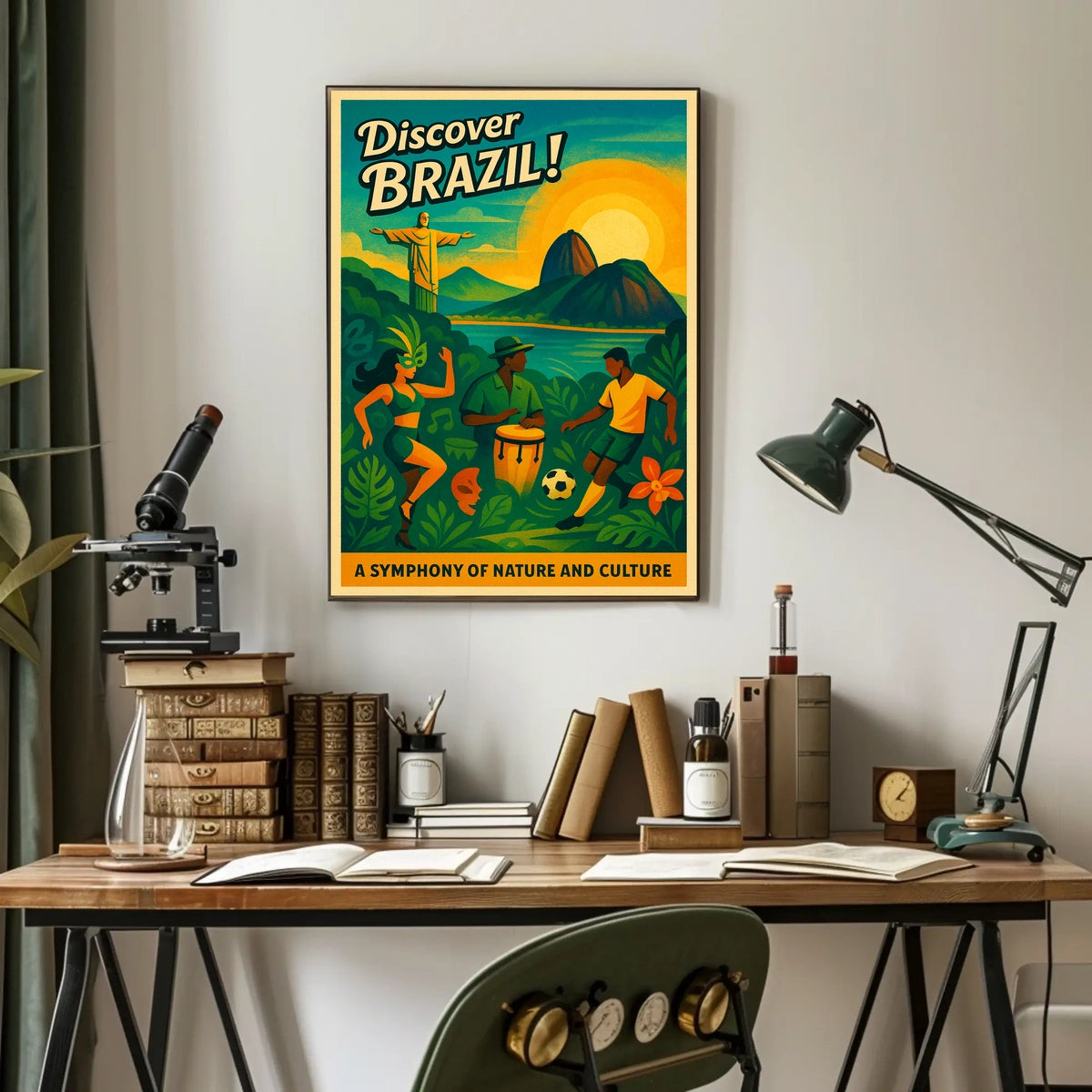 Discover Brazil Poster