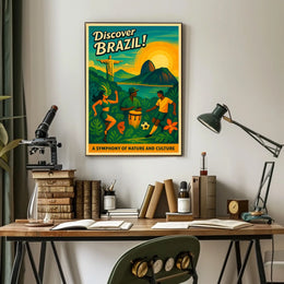 Discover Brazil Poster