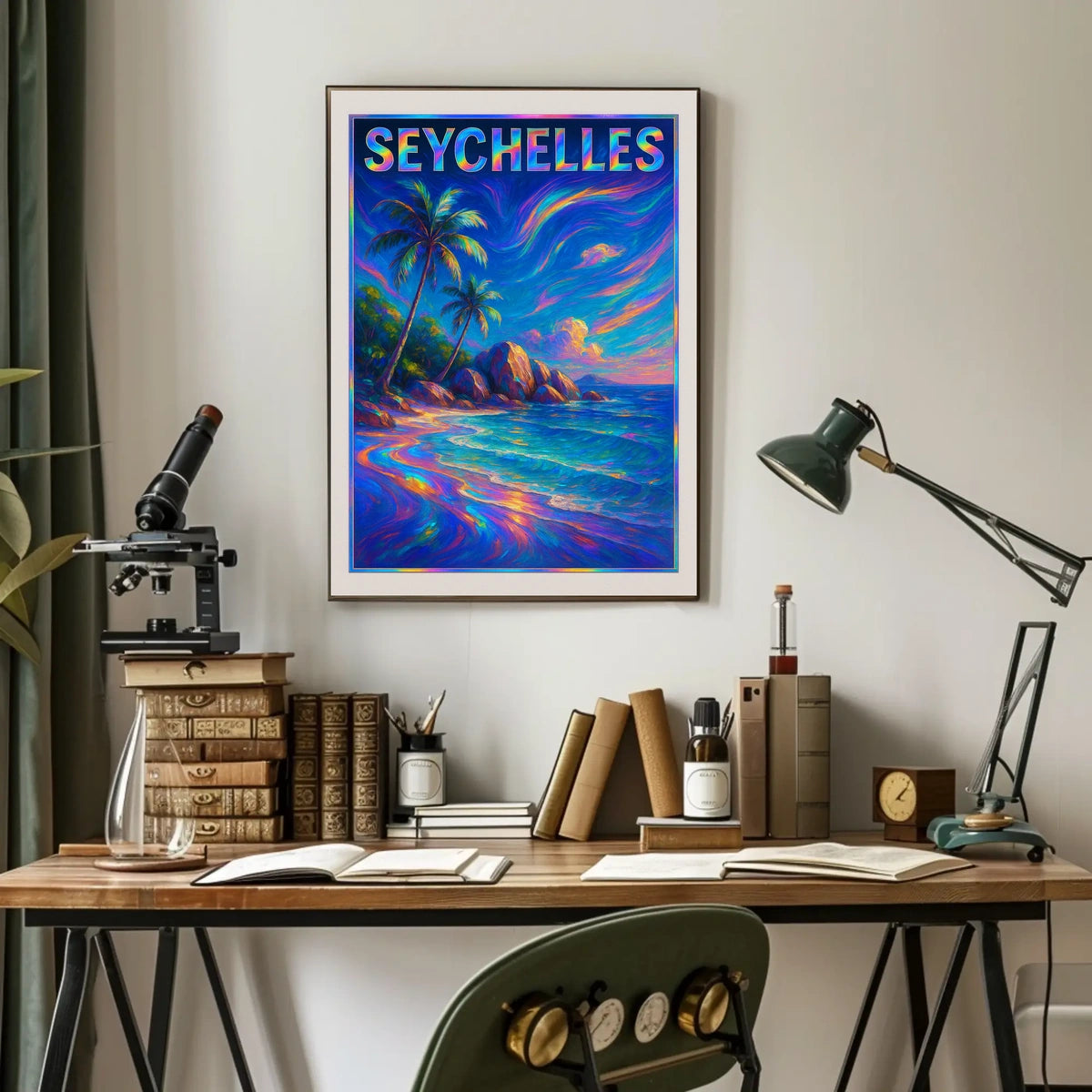 Seychelles Paradise Poster