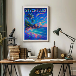 Seychelles Paradise Poster