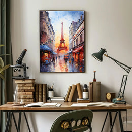 Parisian Street Scene Poster