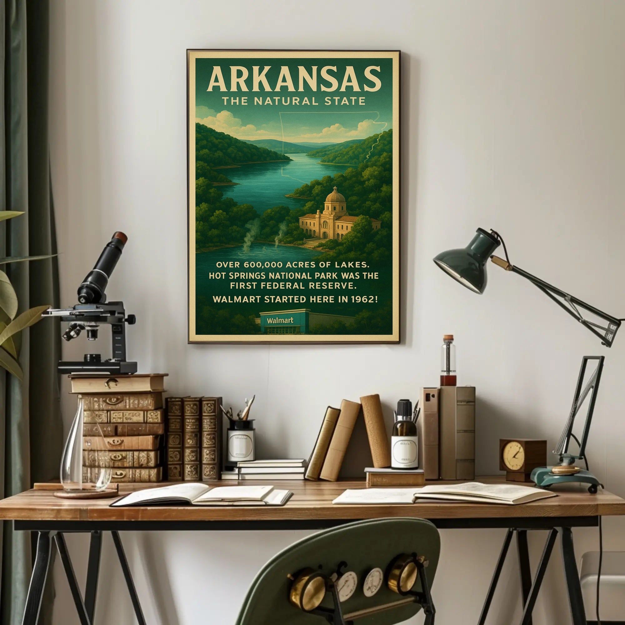 Arkansas The Natural State Poster