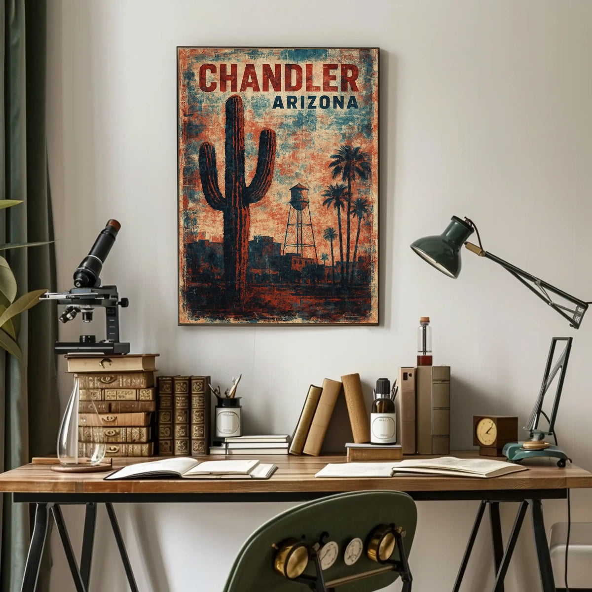 Chandler Arizona Scenic Wanderlust Decor Lovers Poster