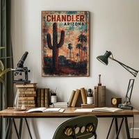 Chandler Arizona Scenic Wanderlust Decor Lovers Poster