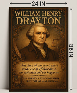 William Henry Drayton American Founding Father Poster PosterGoat