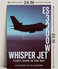 Whisper Jet Fleet Ears in the Sky Poster PosterGoat