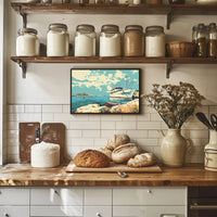 Serene Coastal Escape Poster