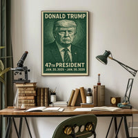 Donald Trump 47th President Poster