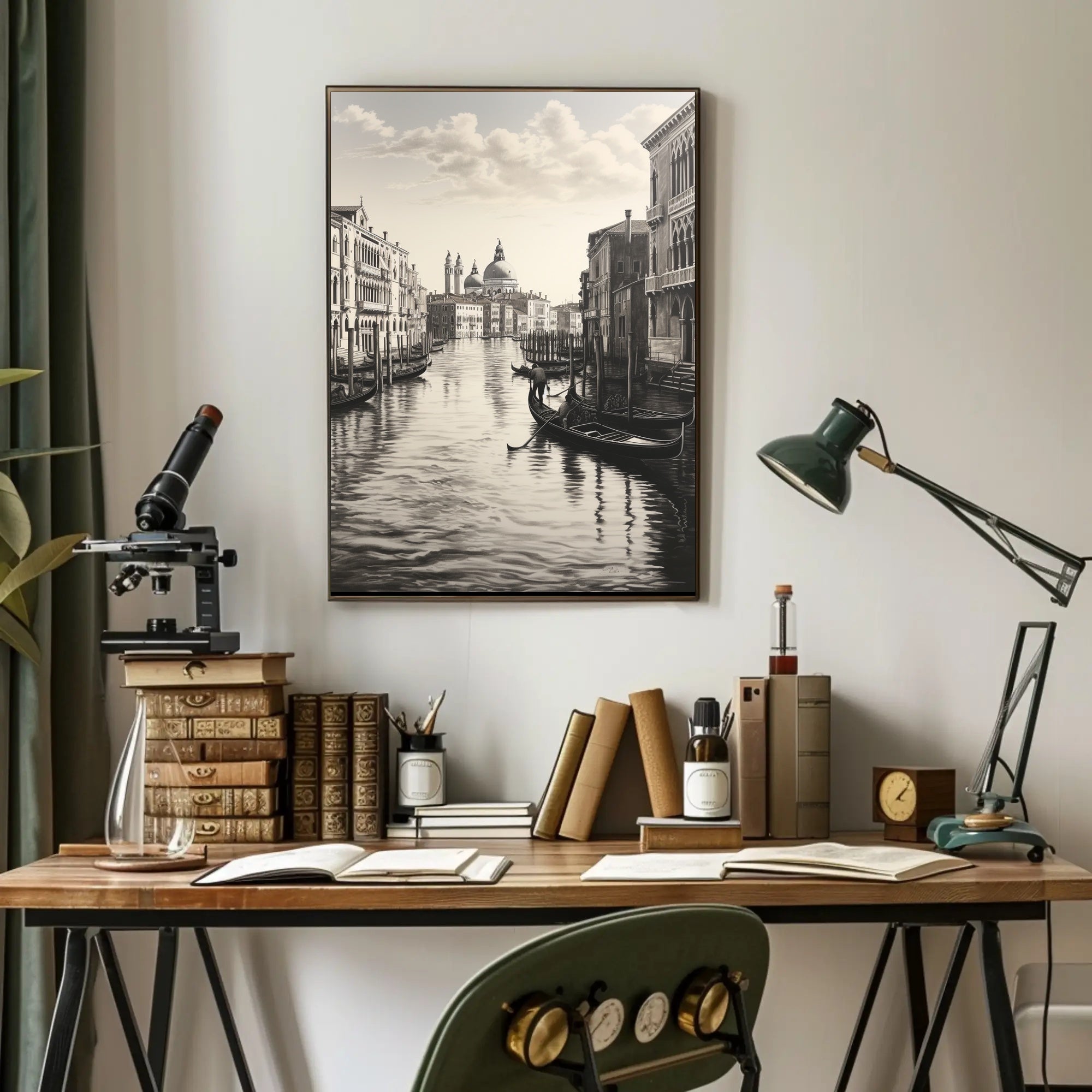 Venetian Canal Serenity Classic Travel Poster