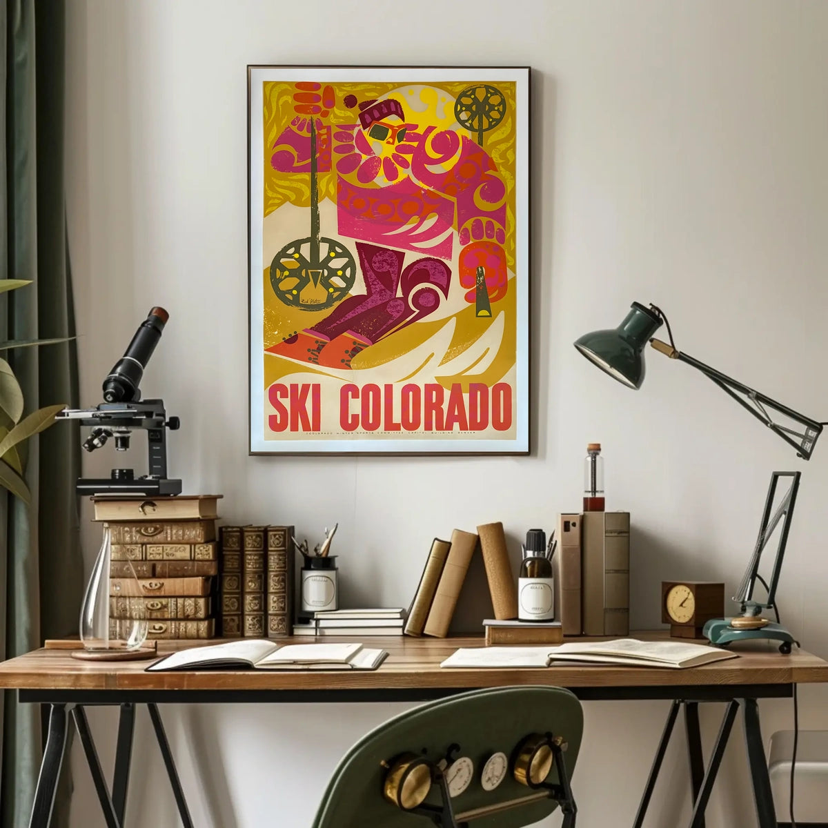 Ski Colorado Poster