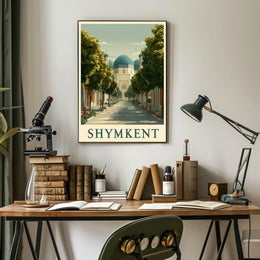 Shymkent Architectural Splendor Poster