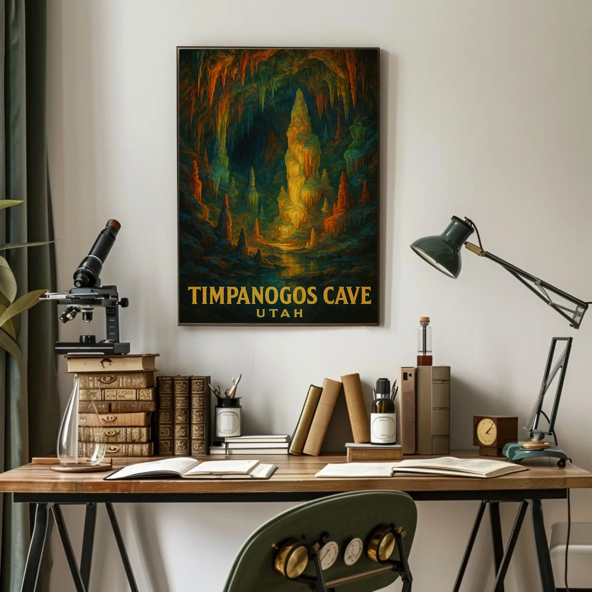 Timpanogos Cave Utah Poster