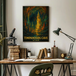 Timpanogos Cave Utah Poster