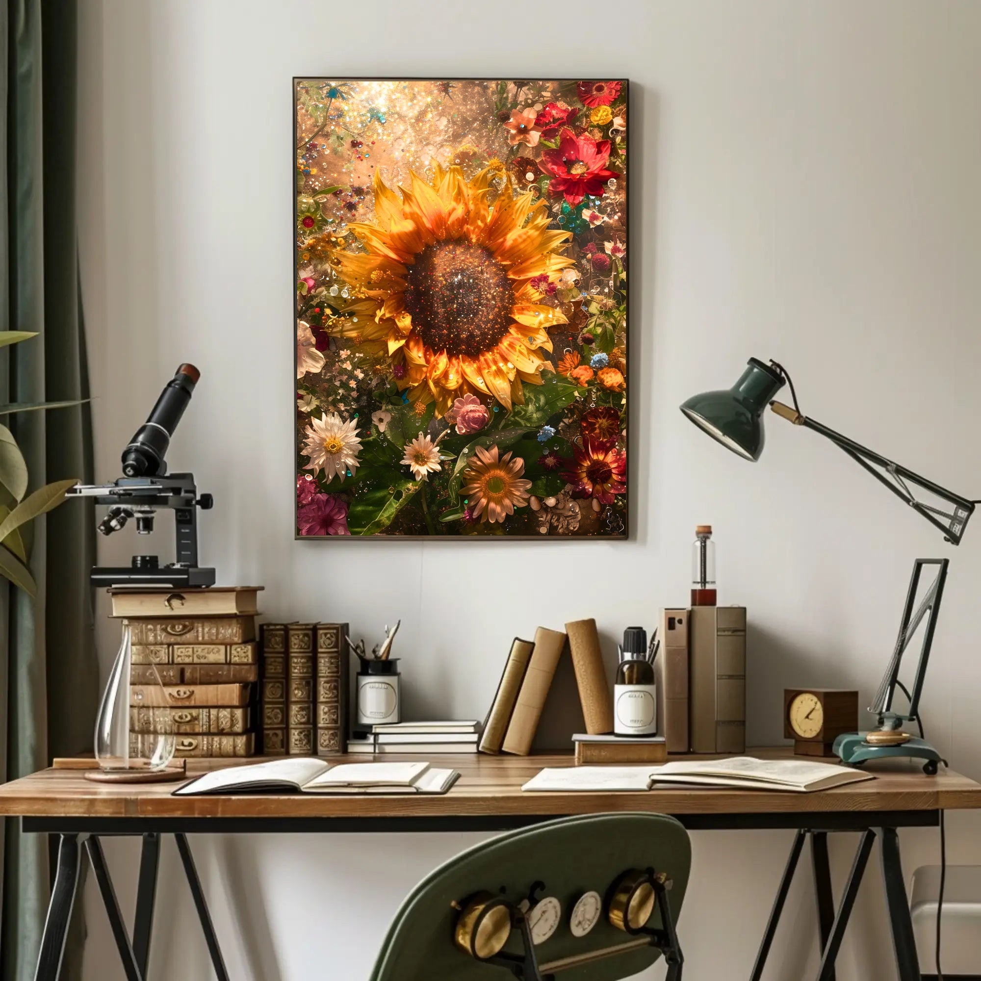 Sunlit Symphony William Morris Art Poster