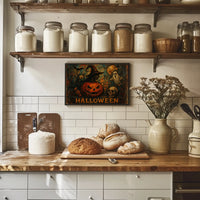 Halloween Night Gothic Spooky Digital Painting Poster